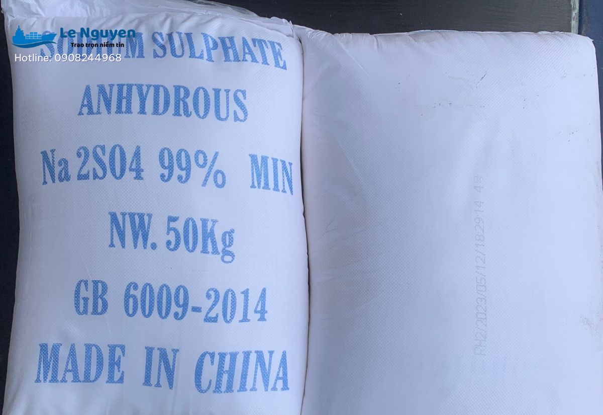 Na2SO4 bột giặt khi dùng trong giặt tẩy