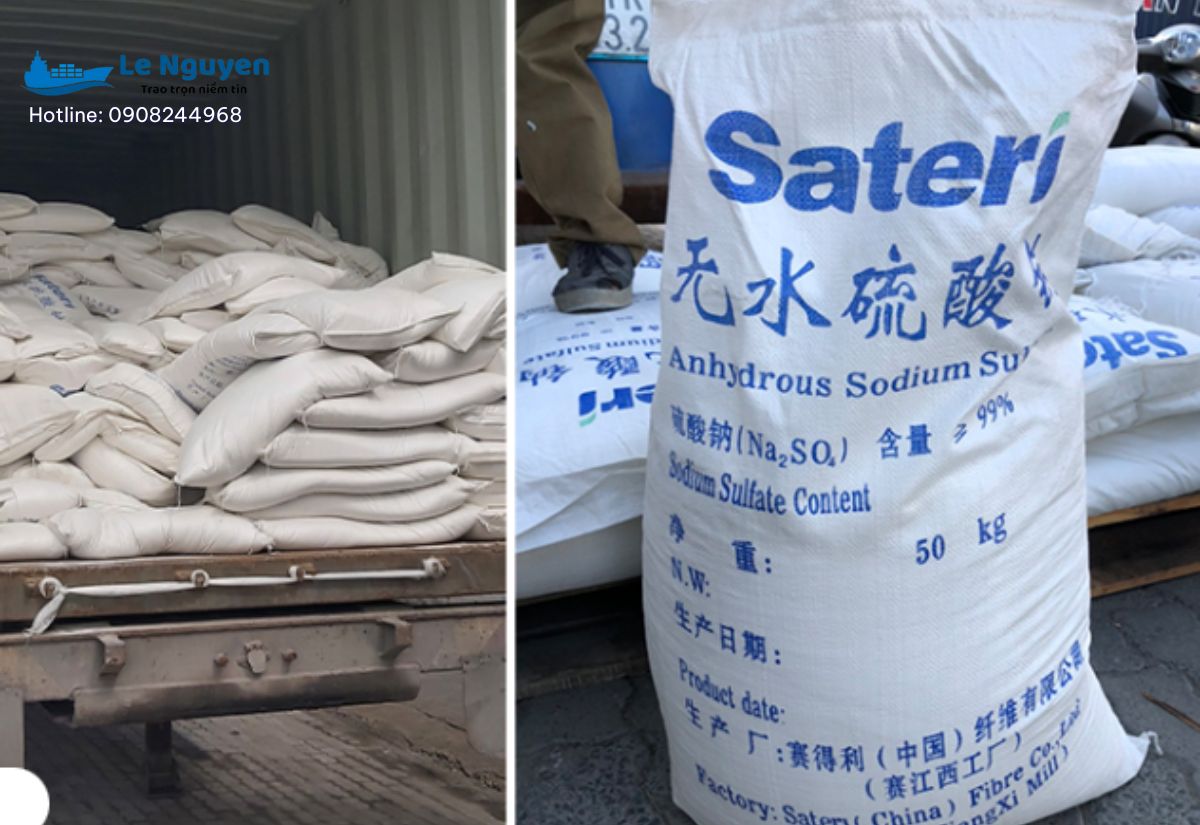 Na2SO4 bột giặt được dùng nhiều trong bột giặt